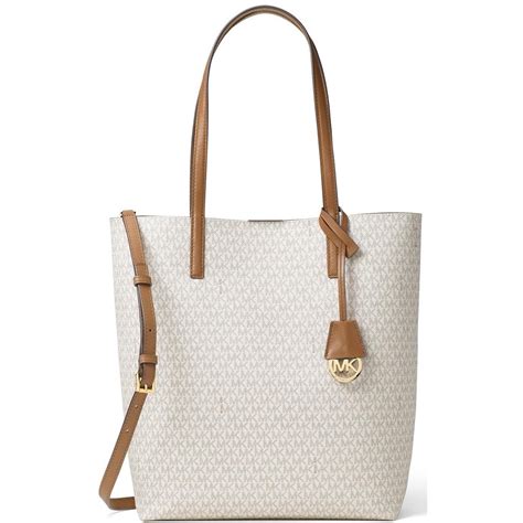 Michael Kors Hayley Large North South Tote Vanilla Acorn 